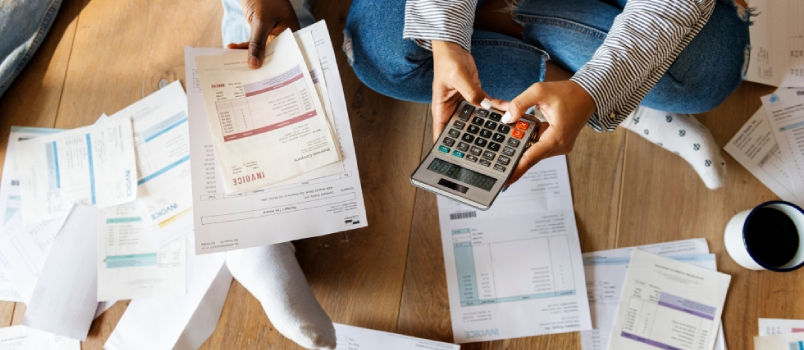 Couple Managing the Debt