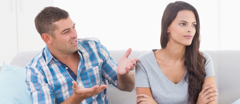 Men Trying Convincing Women While Women Sitting Face Down
