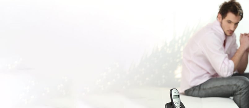 Sad Man Sitting Alone