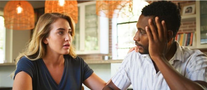 Young couple on a date