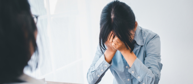 Patients Suffering From Depression Come to Consult a Psychiatrist for Advice and Treatment Guidelines.