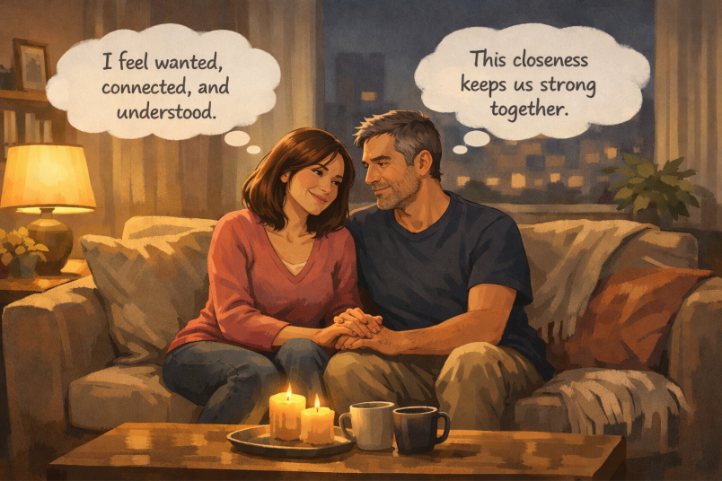 Emotional intimacy couple