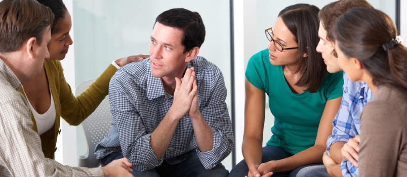 Meeting of Support Group at the Company or Counselor Office