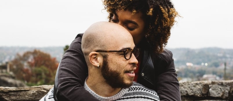 African American Couple on Vacation