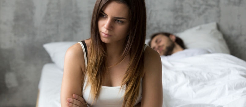 Thoughtful Frustrated Millennial Woman Feels Offended Worried About Bad Relationships Problem