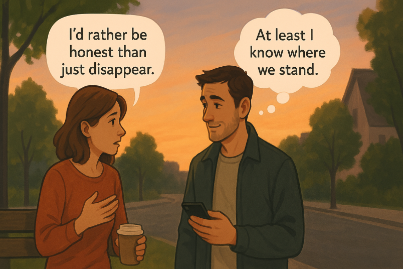 Honest breakup conversation