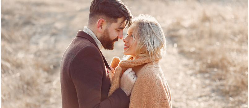 Couple having romance