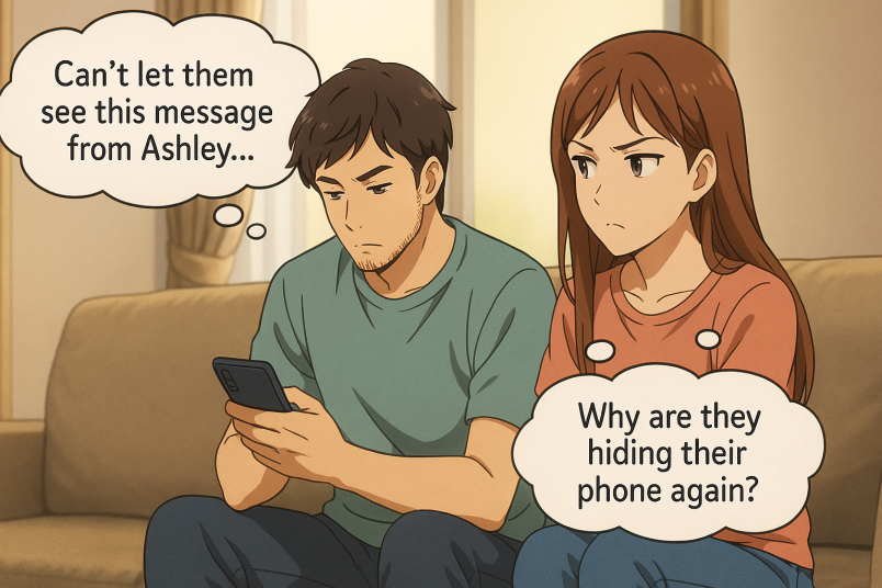 They Suddenly Guard Their Phone