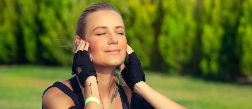 Relaxing After Good Workout