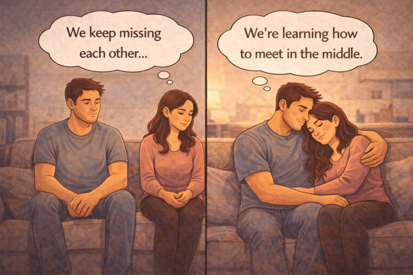 Couple healthy and unhealthy dynamics