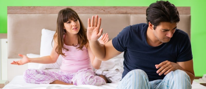 Couple having argument