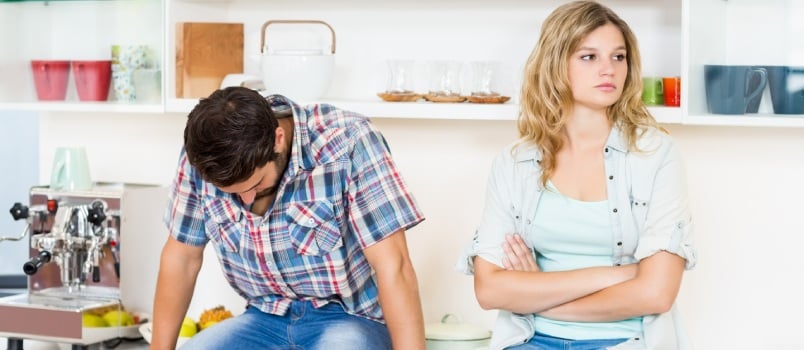 Young Couple Ignoring Each Other