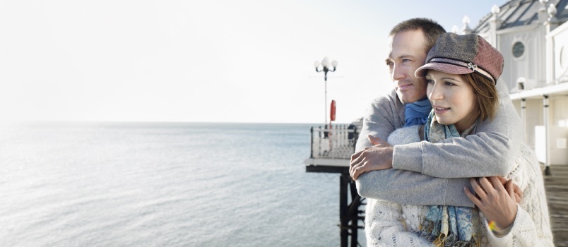 Couple Enjoying the Sight View