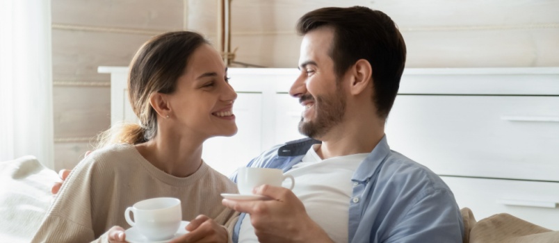 Newly married couple