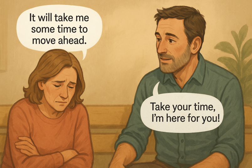 Couple needs time to deal with situation