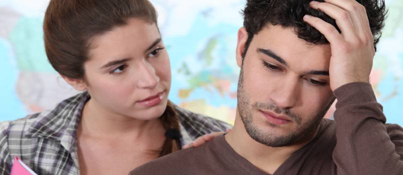 Couple having argument