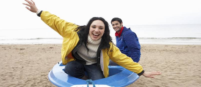 Couple on beach