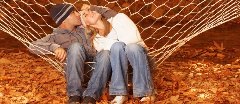 Couple in hammock