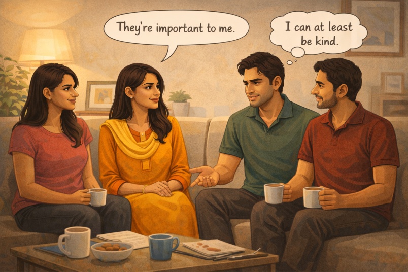 Respecting her friendships