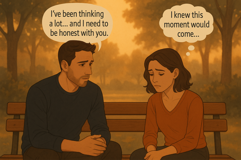 Compassionate conversation scene