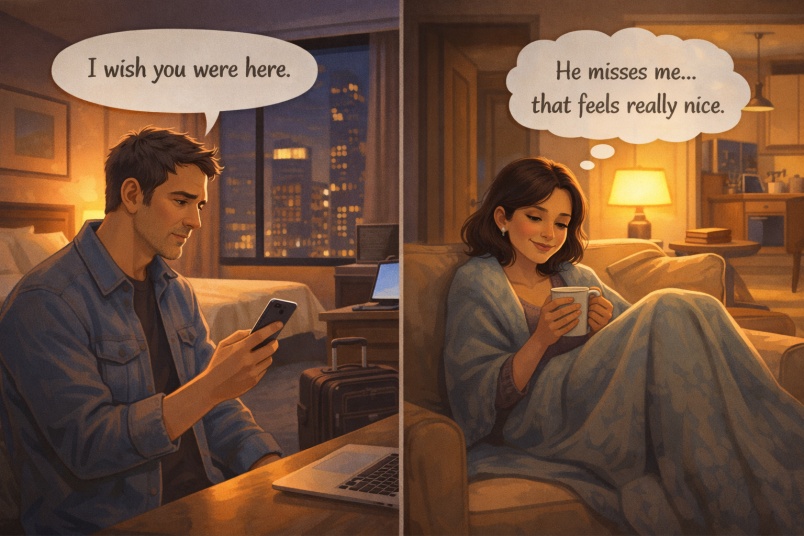 Long-distance longing