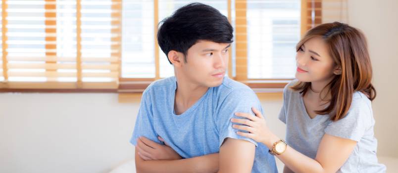 Couple having conflicts