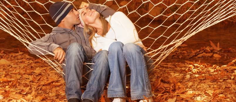 Couple in hammock