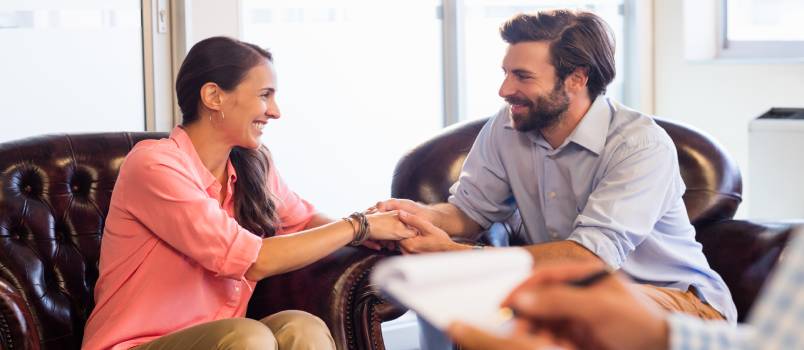 Couple with Psychologist