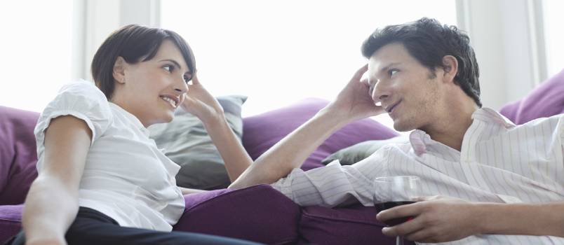 Young couple relaxing