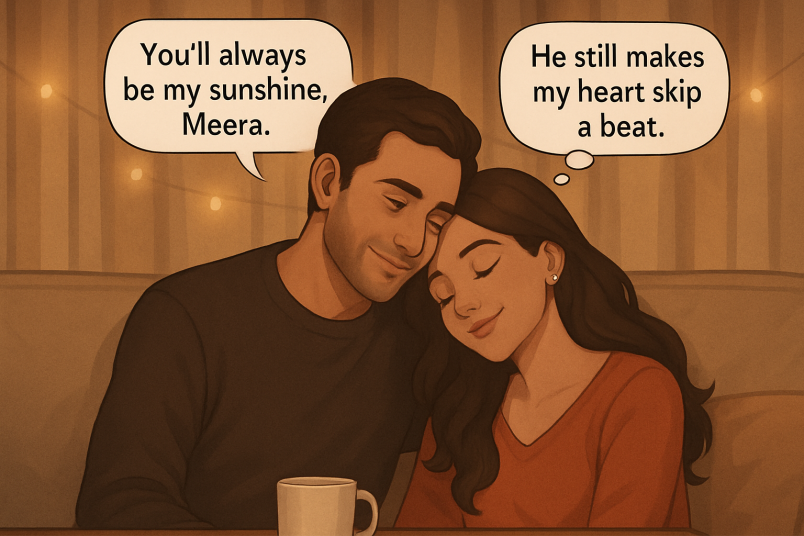 Romantic cozy moment