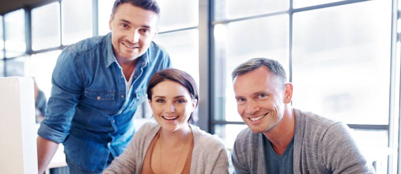 Team working together