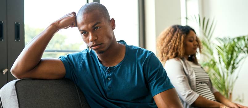 Couple having conflicts