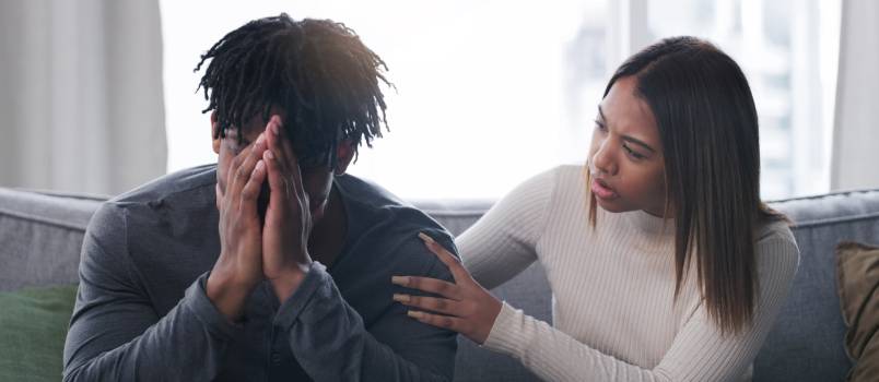 Couple having an argument