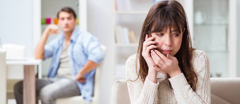 Couple cheating up on each other