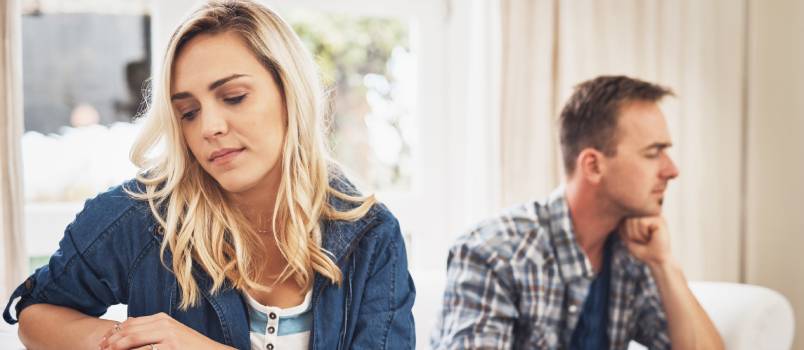 couple having problems in relationship