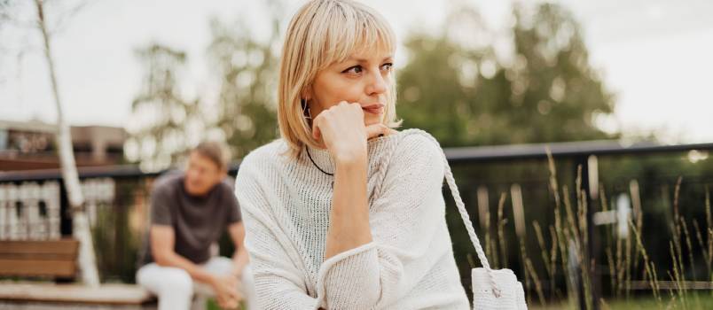 Couple trying to overcome of anxiety