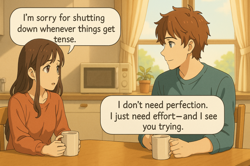 Morning coffee reconciliation