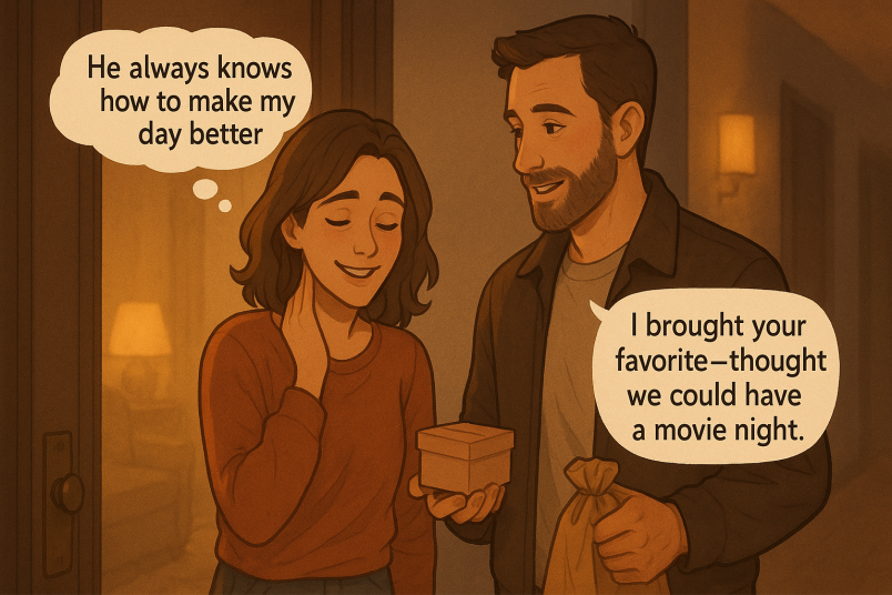 Sweet surprise moment