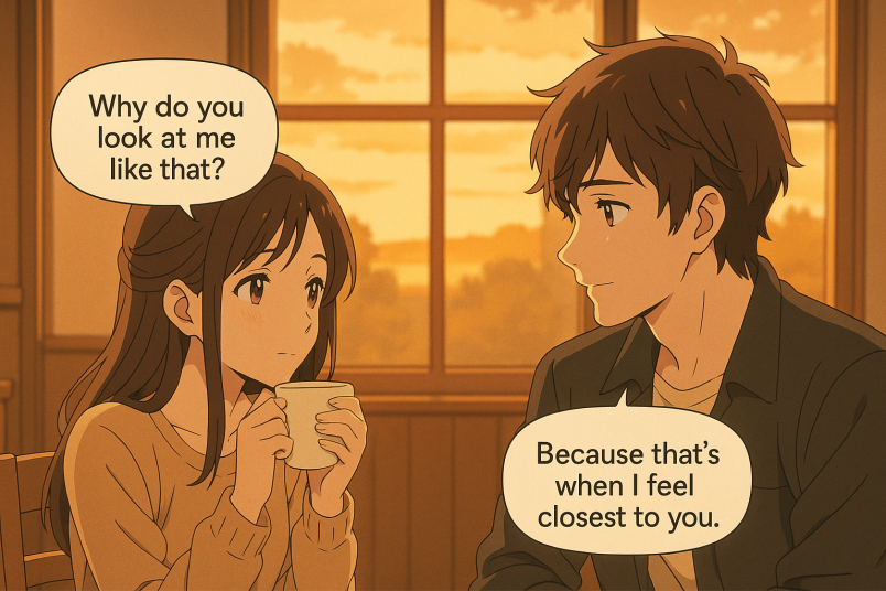 The Soft, lingering gaze