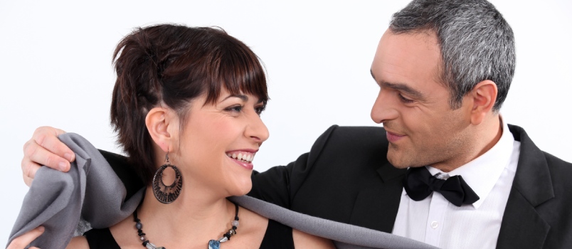 Young couple on a date