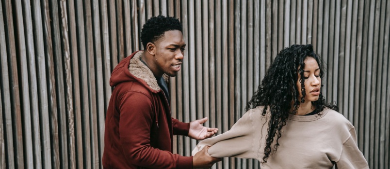 Couple after argument