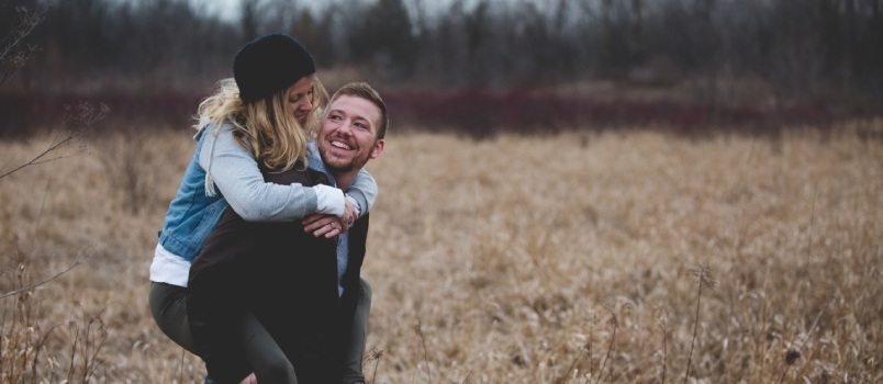 Man carrying his partner