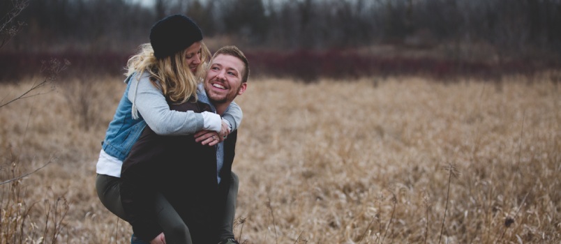 Man carrying his partner 