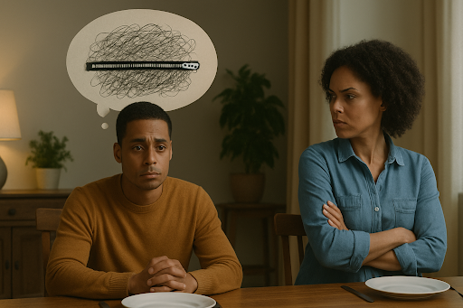 Couple having conflicts