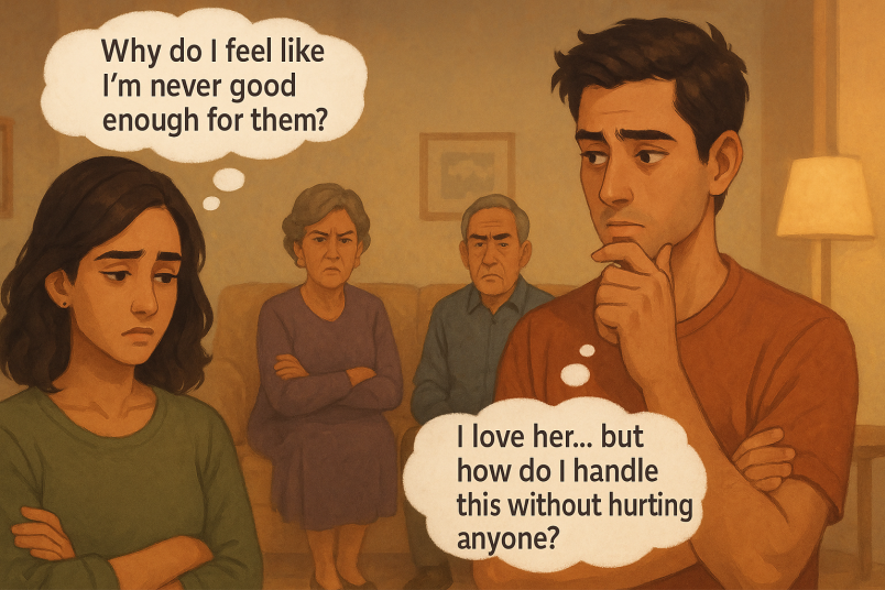 Emotional family tension