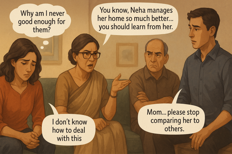 Family comparison conflict