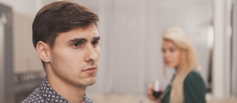 Couple having relationship problems