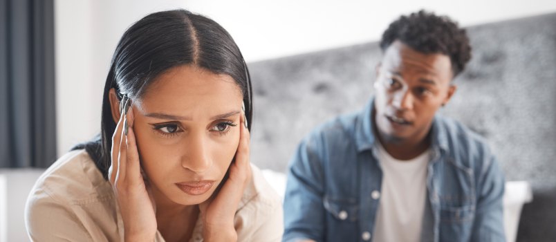 Couple having argument