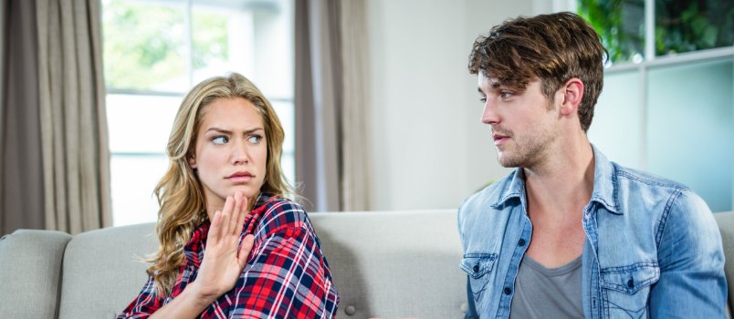 Couple having an argument