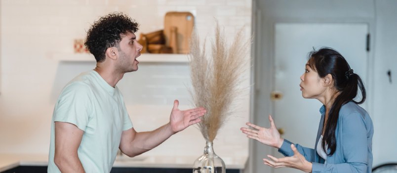 Couple having conflicts